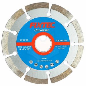 דיסק יהלום לחיתוך בטון "4.5 115 מ"מ - Fixtec