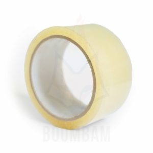 סרט דבק לאריזה PVC שקוף וחזק אורך 66 מטר