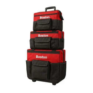 סט 3 תיק כלי עבודה כולל טרולי דגם BOSTON #600