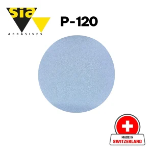 נייר לטש 150 מ"מ גרעין 120 SIA ABRASIVES 100 יחידות