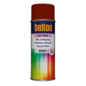 מארז ספריי צבע 2001 RAL מקצועי BELTON – תוצרת גרמניה | 400 מ״ל| גימור מבריק | 6 יח'